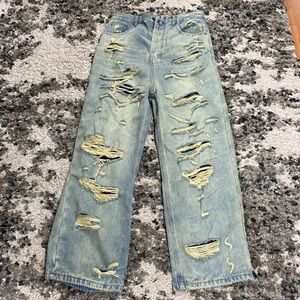 Baggy Ripped Jeans Pants